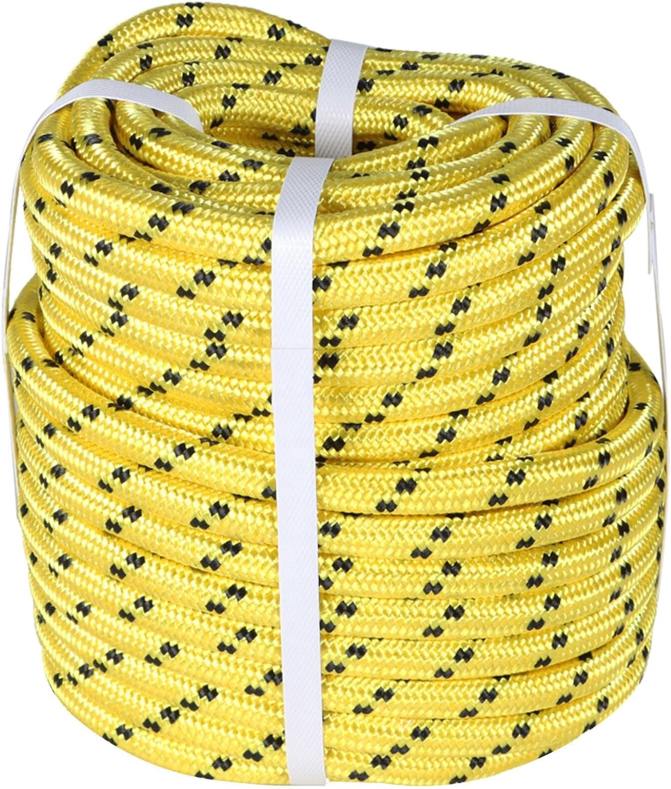 1/2 Inch by 100 Double Braid Polyester Arborist Rigging Rope, Tree ...