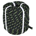 thumbnail image 1 of 1/2 Inch by 200 Feet Double Braid Polyester Arborist Rigging Rope, High Strength Rope Sling Multipurpose Bull Rope for Utility, Rigging, Hoisting(Black), 1 of 6