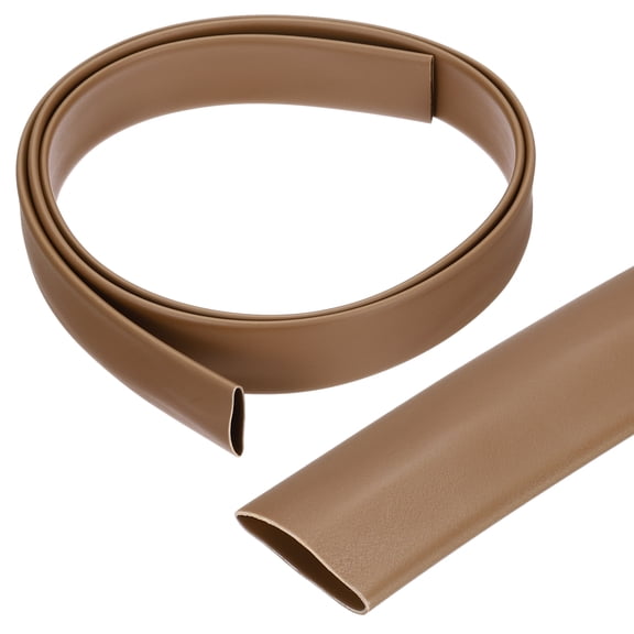 1/2 Inch 3ft Wire Heat Shrink Tubing 3:1 Double-sided Wrap Brown