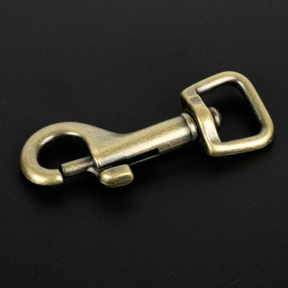 Country Brook Design® 1/2 Inch Antique Brass Swivel Snap Hooks, 25 Pack