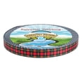 thumbnail image 1 of Country Brook Design® 1/2 Inch Black and Red Plaid Polyester Webbing, 20 Yards, 1 of 4