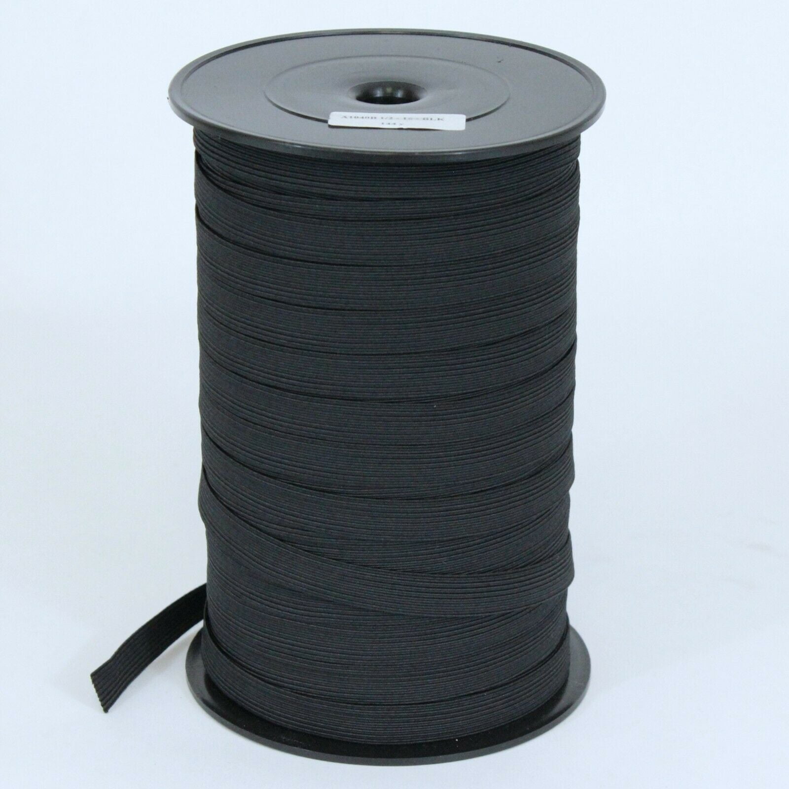 1 Roll of Rubber Bands Clothes Stretch Elastic Band Sewing Band Elastic Cord for DIY, Black