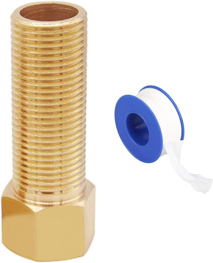 Leakproof Brass Pipe Adapter 1/2Inch G Female To Male Thread Plumbing Fittings For Outdoor Irrigation Use 2pieces - View #12