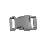 1/2 Inch Contoured Side Release Buckle - Titanium - 10 pack