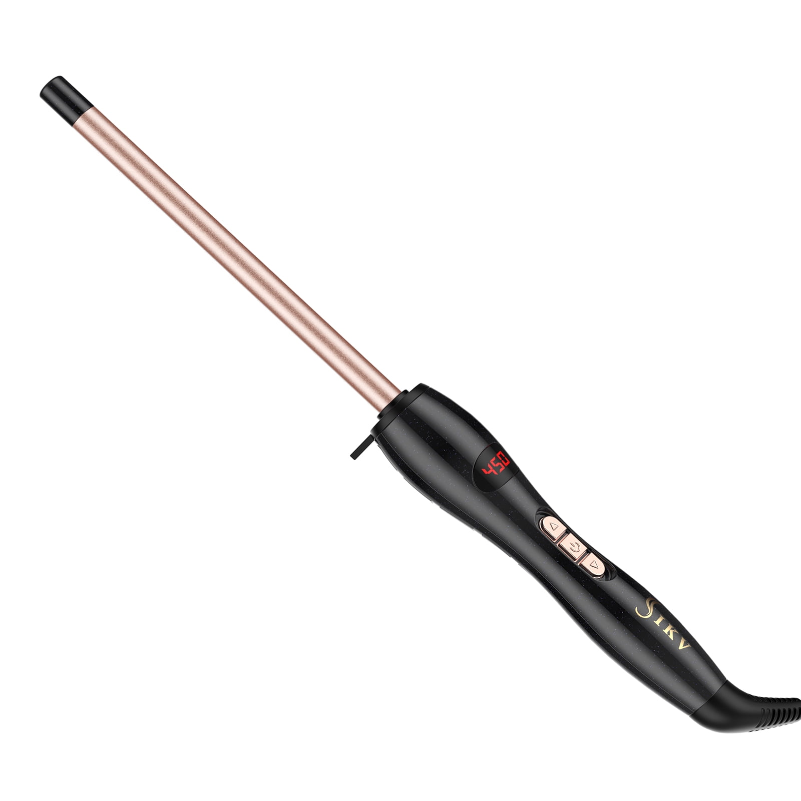 1 2 Inch Curling Wand Irons for Short Long Hair 13mm Thin Curling Wand with Long Barrel Tiny Hair Curling Wand Tourmiline Ceramic Barrel 9 Heat