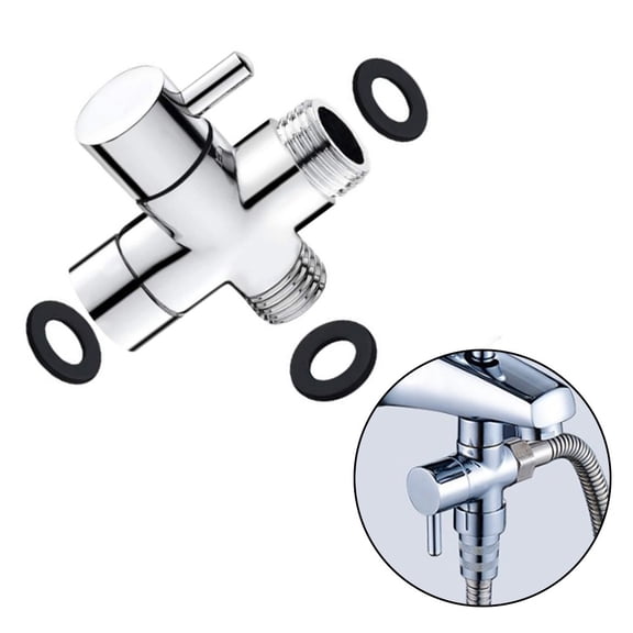 1/2 Inch Diverter Valve Adapter Easy Install For Shower System Upgrade