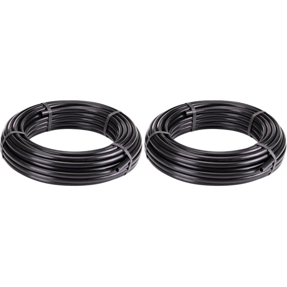 1/2-Inch Drip Irrigation Supply Tubing, 500-Foot, for Irrigation Drippers,Drip Emitters, Irrigation Parts, and Drip Systems, Black Polyethylene