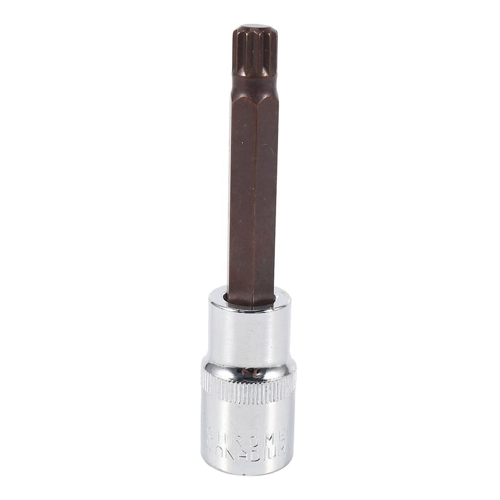 1 2 Inch Drive 10mm Triple Spline Bit Extra Long Socket S2 Steel