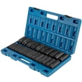 thumbnail image 1 of 1/2 Inch Drive 26-Piece Deep Impact Socket Set, 6-Point Metric Sockets 10mm-36mm, Cr-V Construction, Storage Cage Included, 1 of 11