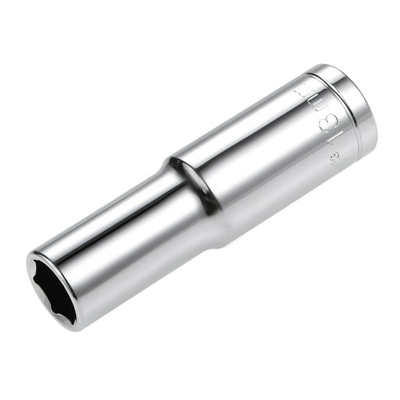 1/2-Inch Drive 6 Point Deep Socket 13mm Metric, Cr-V Steel