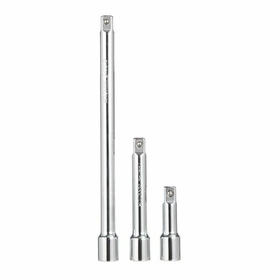 1/2 Inch Drive, Chrome Finish Socket Extension Bars Adapter Socket Wrench & Set, 3 Piece