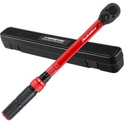 1/2-Inch Drive Click Torque Wrench,10-170FT.LB/13.6-230.5N/M & Dual-Direction, 72-Tooth Dual Range Scales Torque Wrench 1/2 Drive,Easy Use for Motorcycle,Car,etc
