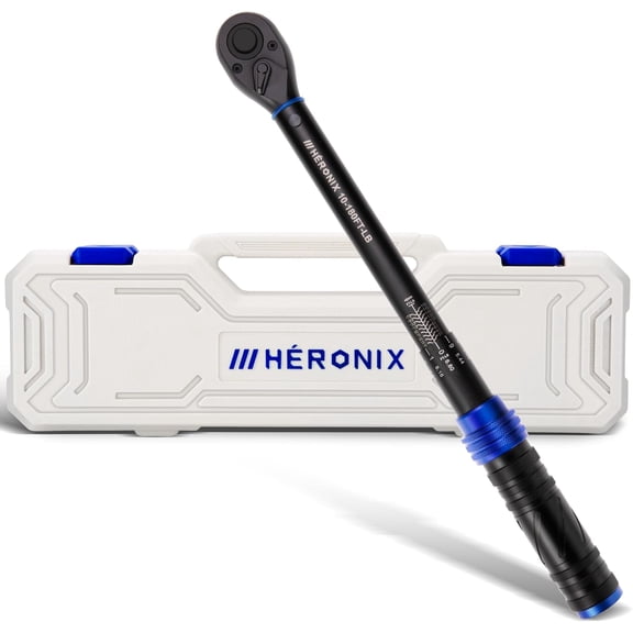 1/2 Inch Drive Click Torque Wrench, 10180 Ft.Lb/13.6244.0 Nm 3% Accuracy, 72-Tooth Dual-Direction Ratchet, Adjustable Newton Meter Torque for Motorcycle,Car & Bicycle Repair