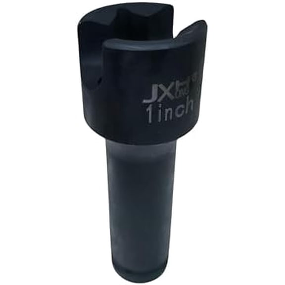 1/2-Inch Drive Multi-Purpose Lineman Deep Socket, Fits 1 inch 4-point Square Nuts, with 3/4 inch Slot for Eye Bolts, J-hooks, Hot-line Clamps, and Grounding Clamps$$Tools & Hardware Other
