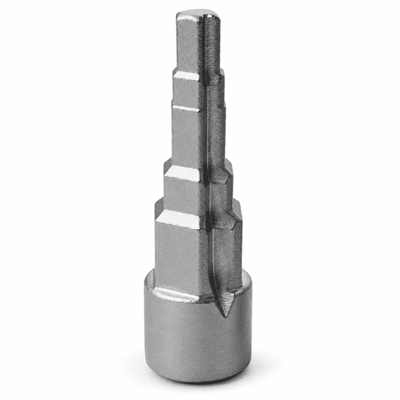 1/2 Inch Drive Radiator Spud Wrench Step Socket Tool, Steel Radiator Valve Wrench for Installation & Removal, 88mm/3.46 Inch Length, Silver Finish