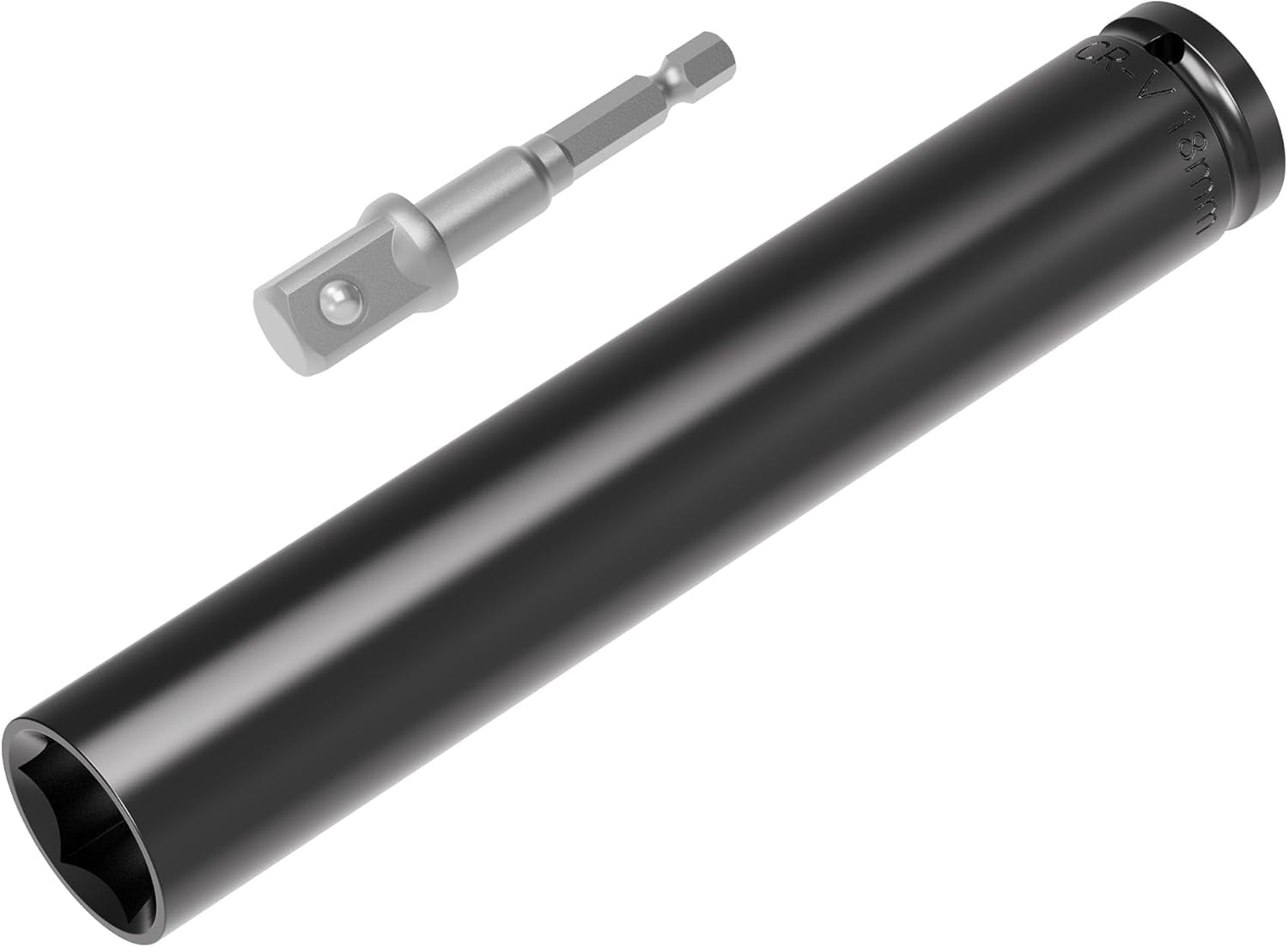 Uxcell 1/2” Drive X 30mm Deep Impact Socket – 8-Inch Long, CR-V Steel, 6-Point Metric (2 Pcs)