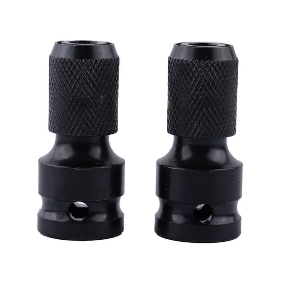 1/2 Inch Drive To 1/4 Inch Hex Socket Adapter For CR-V Steel Quick Release Converter For Wrench Drill Anti Slip Non Wear Resistant High Hardness