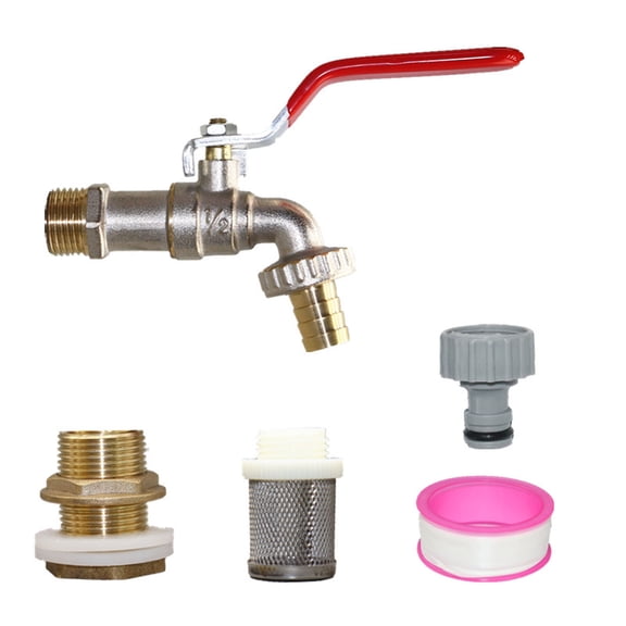 1/2 Inch Faucet with Base and Filter Set, Home Brewing Beverage Dispensing Tap with Advanced Flow Control, Stainless Steel Draft Beer Faucet for Keg and DIY Brewing, Complete Faucet Mount Kit