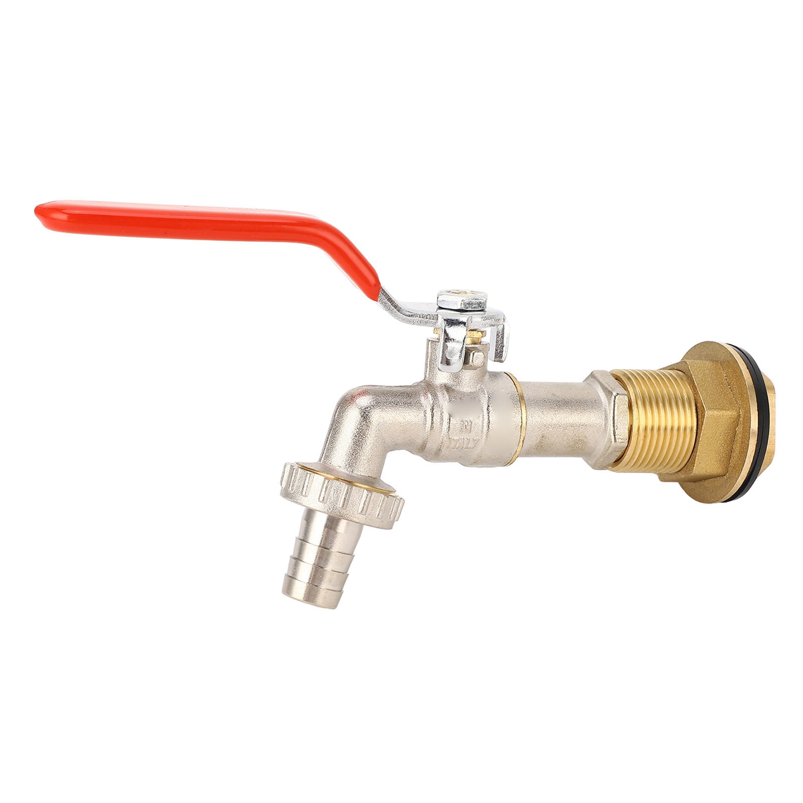 1/2Inch Female Brass Hose Bib Connector for Buckets & Tanks, Durable