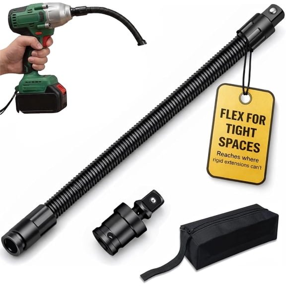 1/2-Inch Flexible Socket Extension with Universal Joint 13.8-Inch