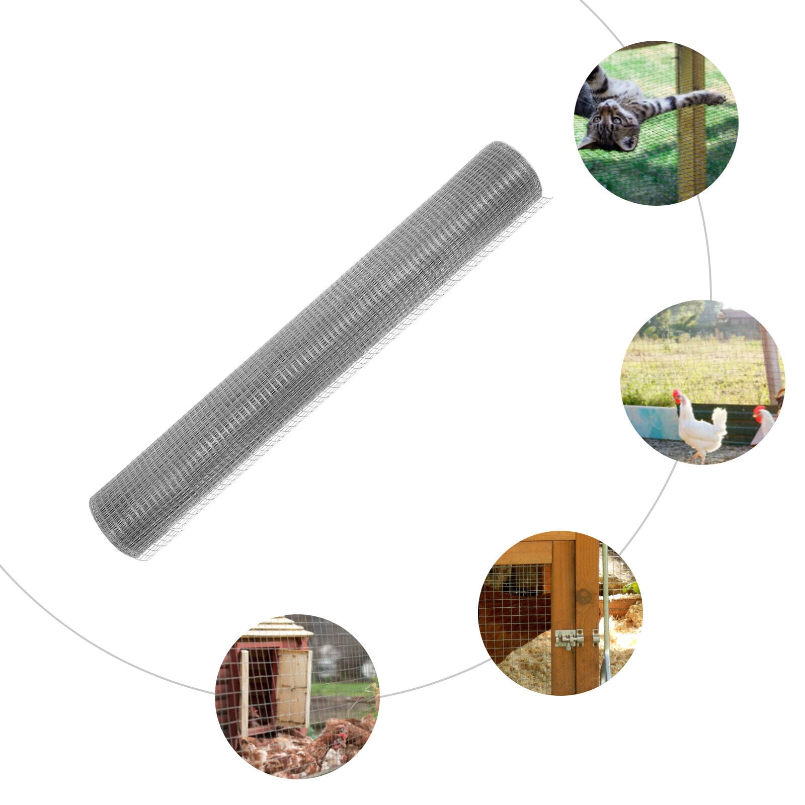 1/2 Inch Hardware Cloth, 36'' x 50' Galvanized Chicken Wire Fence Mesh