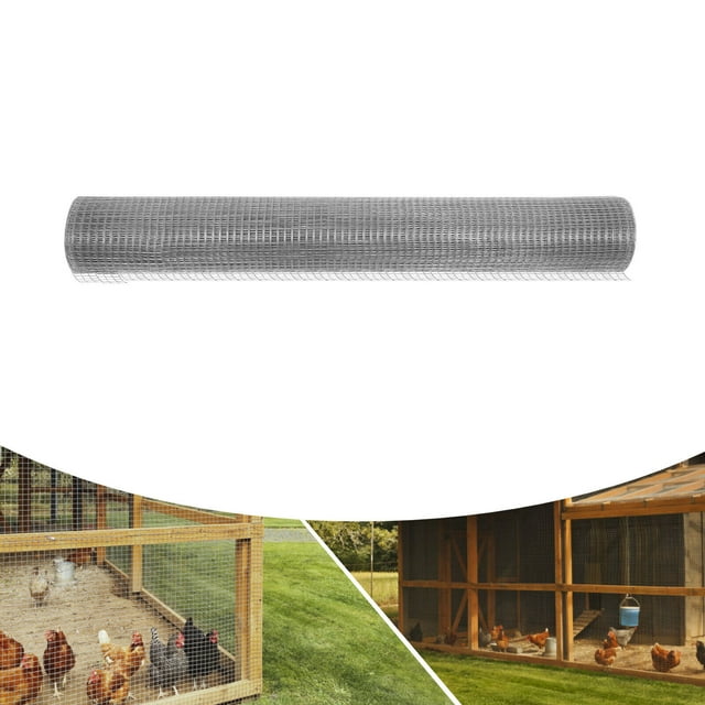 1/2 Inch Hardware Cloth, 48'' x 50' Galvanized Chicken Wire Fence Mesh
