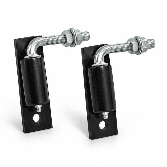 1/2 Inch Heavy-Duty Welded Steel J-Bolt Hinges, 2 Pack for Gates and Doors