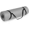 thumbnail image 1 of 1/2-Inch High Density Exercise Yoga Mat with Strap | Multiple Options Gray,Yoga Mat, 1 of 6