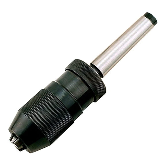 1/2 Inch Keyless Drill Chuck with #2 MT Arbor - TM32KL Lathe Chuck - Hand Tighten Drill Chuck - Woodturning Tools - 1/2" 2MT Keyless Chuck
