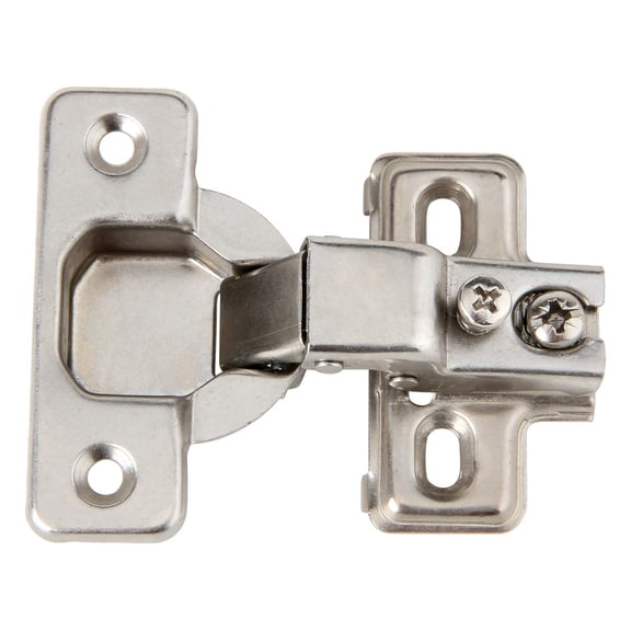 1/2 Inch Overlayed Cabinet Hinges 25 Pack Steel Self-Closing Face Frame Cabinet Hardware