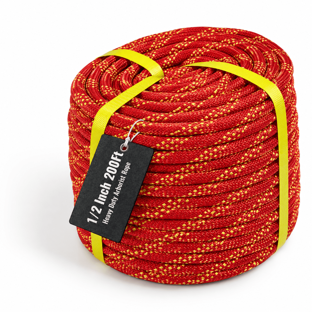 1/2 Inch Red 200FT Arborist Static Climbing Rope for Tree Work and ...