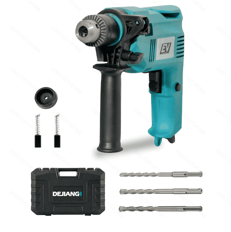 1/2 Inch SDS-Plus Heavy Duty Rotary Hammer Drill, with Safety Clutch, 3 Functions with Vibration Control Including Drill Bits