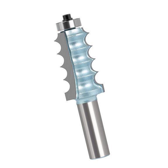 1/2 Inch Shank Four R Bead Woodworking Shaping Tool For Smooth Carving In Hardwood And Softwood