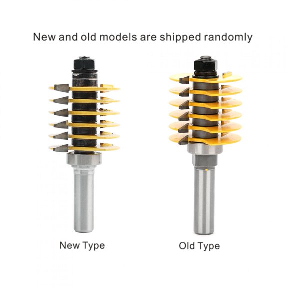 1/2 Inch Shank YG6 Alloy Finger Joint Router Bit for MDF Solid Wood Cabinet Joinery 2 Inch Bearing