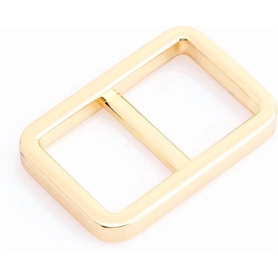 1/2 Inch Slide Buckle Bag Belt Strap Adjuster Quality Purse Accessories 4 pcs SC11 (Gold)