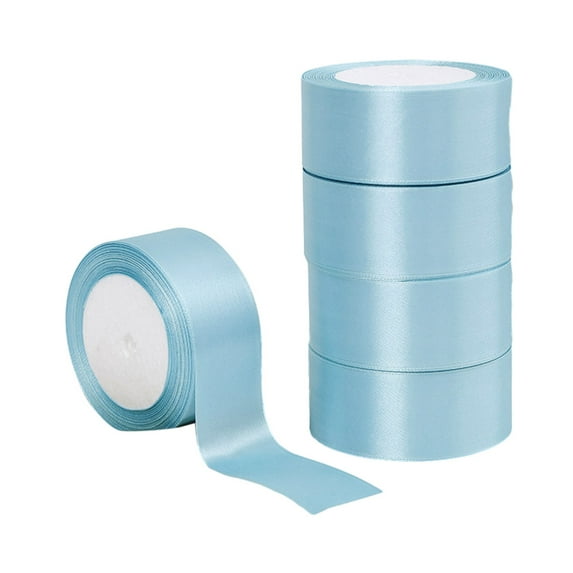 1/2 Inch Solid Satin Ribbon, 30 Yards Craft Fabric Ribbon for Gift Wrapping Floral Bouquets Wedding Party Decoration