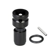 1/2 Inch Square Drive To 1/4 Inch Hex Female Socket Adapter Converter For Wrench And Drill