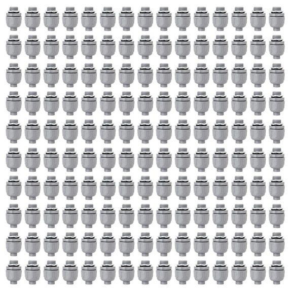 1/2 Inch Straight 180 Degree Liquid Tight PVC Flexible Conduit Fitting 150 Pack