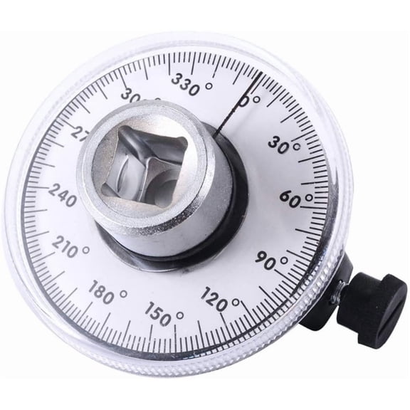 1/2 Inch Torque Wrench Angle Gauge Tool,360? Adjustable 1/2" Drive Torque meter Wrench Set,Professional Measure Tool,