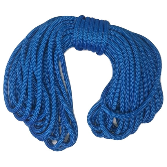1/2 Inch by 150 Feet Blue Double Braid Nylon Rope