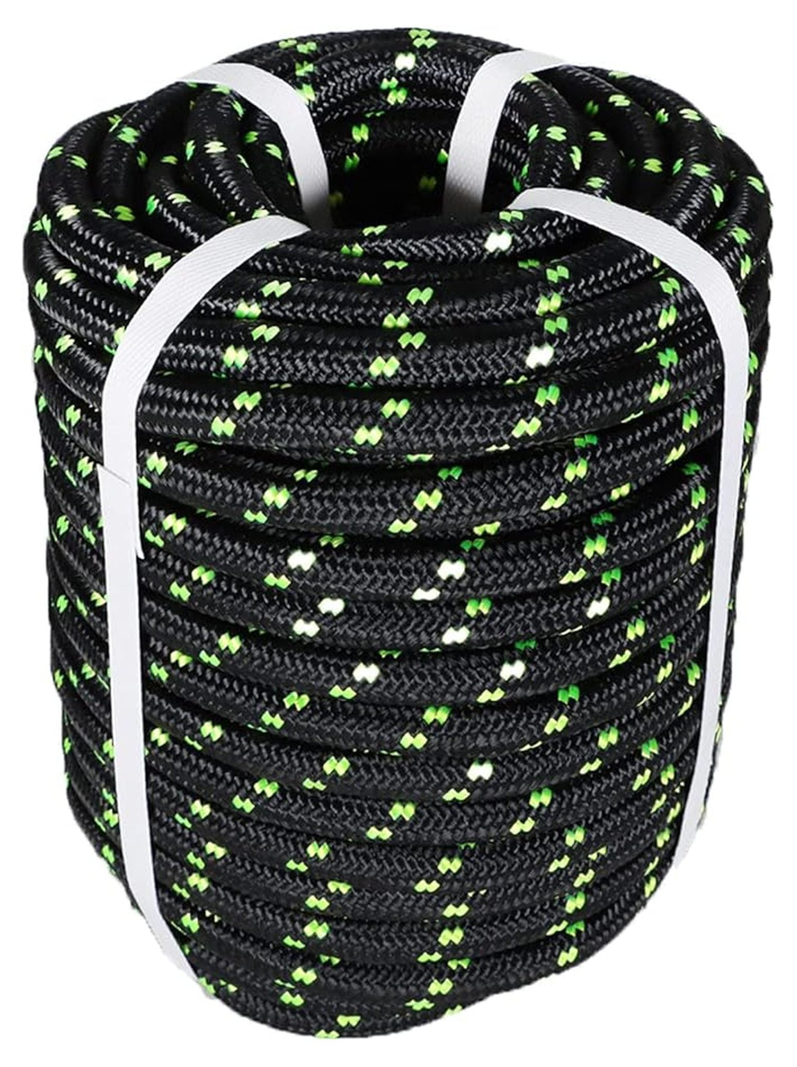 1/2 Inch x 100 FT Double Braid Polyester Arborist Rigging Rope,Nylon ...