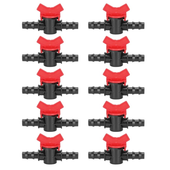 1/2" Irrigation Valve, Adjustable Barb Connector For Drip Systems  Garden Hose, 10 Pack