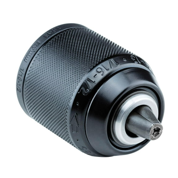 1/2" Keyless Drill Chuck Extra 50-RV, Size 13, 1/2-20 Threaded Mount, Clamping Capacity 1/16" - 1/2", 1.5mm  13mm. Fits Most Dewalt 1/2" Drills. Rohm Part # 1322451
