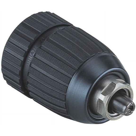 1/2" Keyless EXTRA 80-RV, Size 13 Drill Chuck, 1.5mm - 13mm Clamping Capacity With 3/8-24 Threaded Mount, Plastic Double Sleeve Design. Rohm Part #1328315