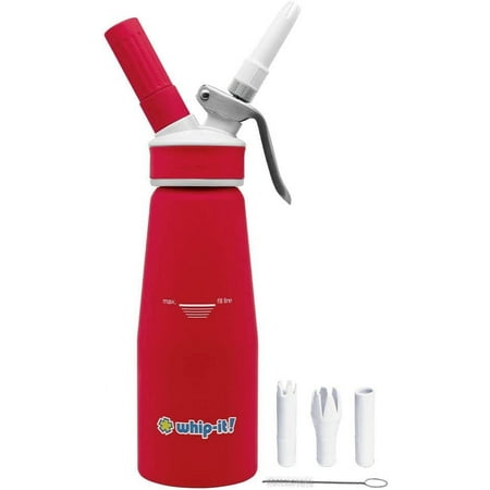 1/2 L Whip-It! Accent, Red - Includes Set of 3 Decorator Tips
