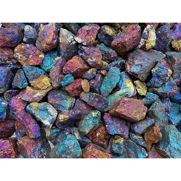 1/2 LB Raw Chalcopyrite Crystals, Natural Chalcopyrite Stone, Natural Rough Chalcopyrite crystals, Chalcopyrite Rough, Chalcopyrite Healing Crystals (Chalcopyrite)