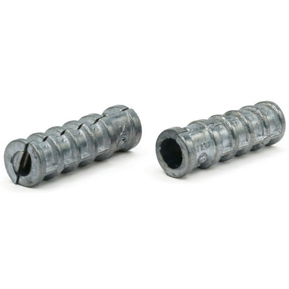 1/2" Lag Screw Shields / Short Style / Die Cast Zinc - 50 Piece Carton