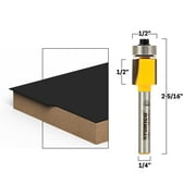 1/2" Laminate Flush Trim Router Bit - 1/4" Shank - Yonico 14146q