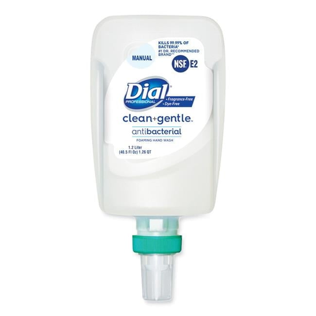 1.2 Liter Clean Plus Gentle hygienic Foaming Hand Wash Refill for Fit Manual Dispenser, Clear - 3 per Case