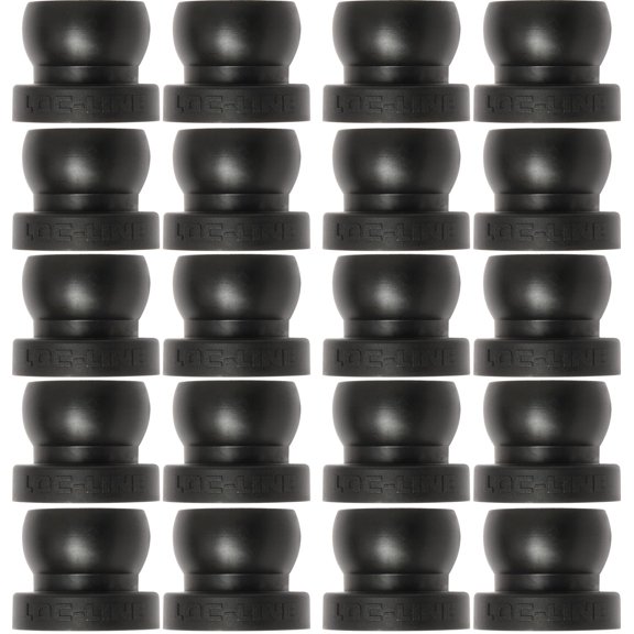 1/2"Loc-Line Fixed Mounts Bulk Mounts With 1/4"Bolt (Bolt Not Included). Pack Of (20) Mounts Loc-Line USA #59896-BLK